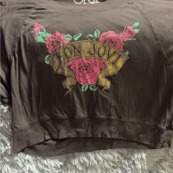 Brown Bon Jovi Graphic tee - Picture 1 of 3